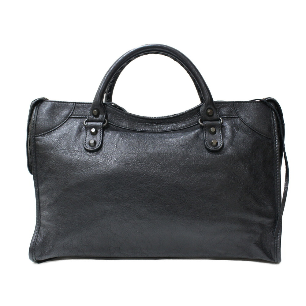 BALENCIAGA The City handbag black leather mirror bag - Picture 3 of 6